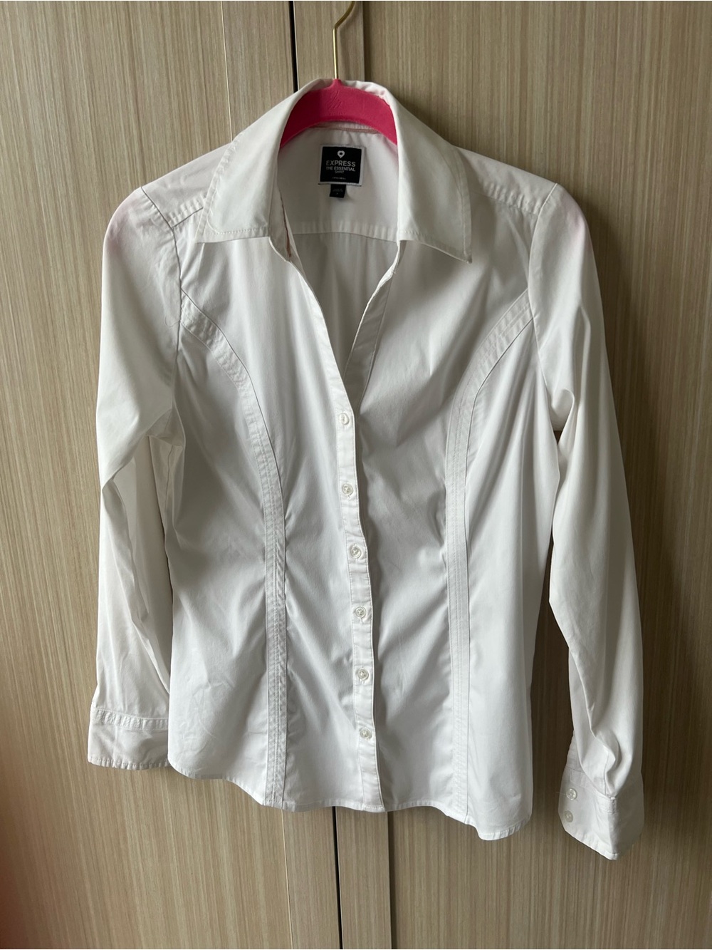 Express The Essential White Shirt S/P